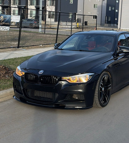 BMW F30 Varis Style Front Lip (Gloss Black)