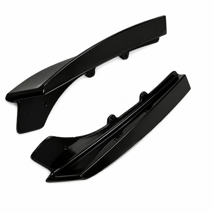 BMW F30 Rear Bumper Canard Splitter (Gloss Black)