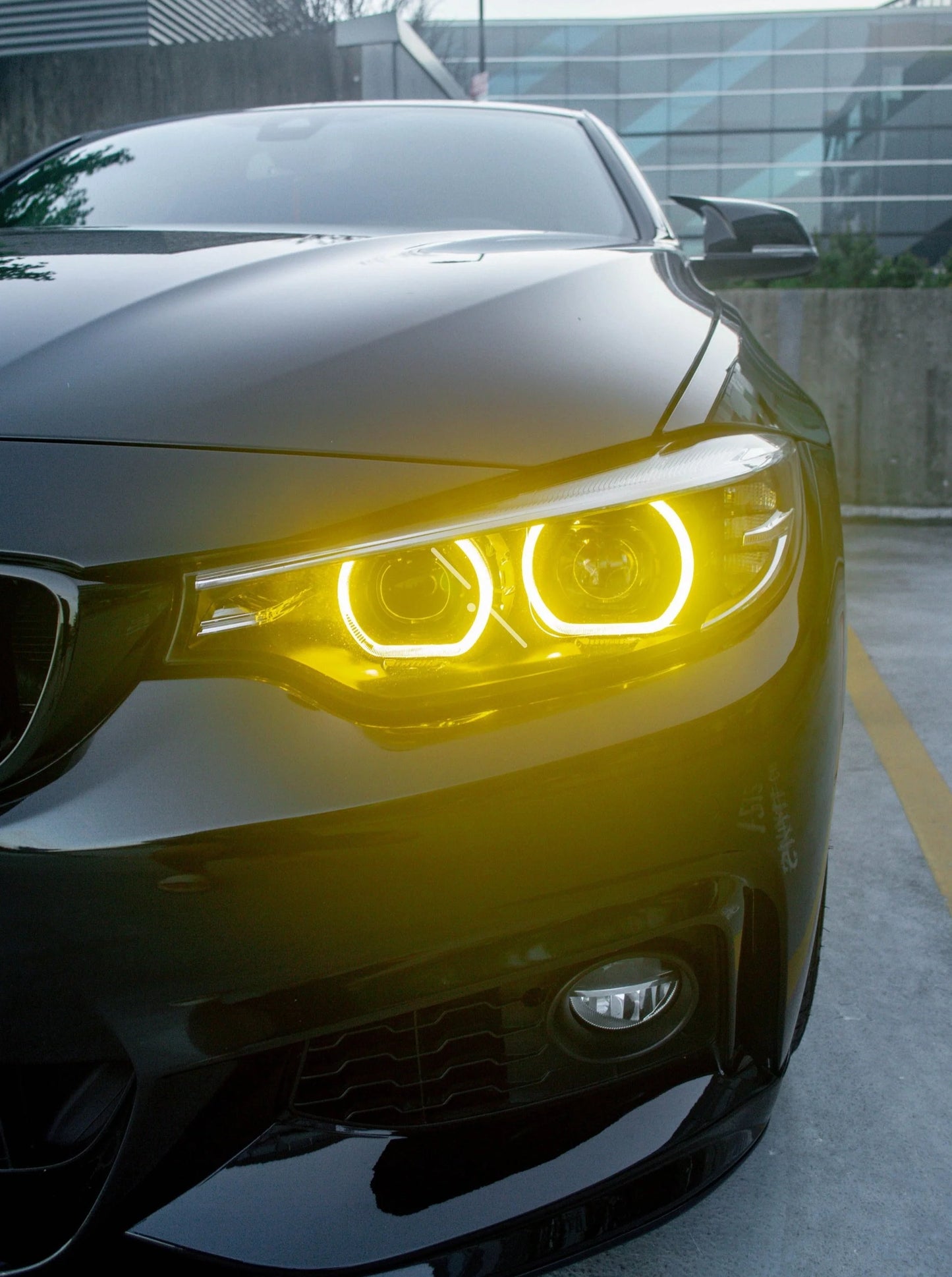 BMW 4 Series Yellow DRL Xenon 2014-2017
