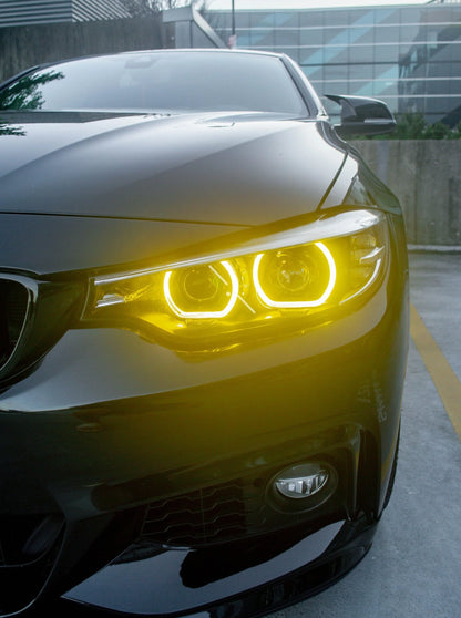 BMW 4 Series Yellow DRL Xenon 2014-2017