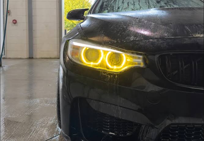 BMW 4 Series Yellow DRL Xenon 2014-2017