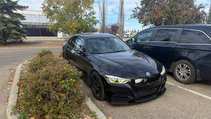 BMW F30 Varis Style Front Lip (Gloss Black)