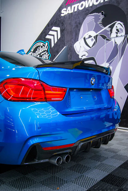 BMW F36 4 Series Trunk Lip (m4 style)