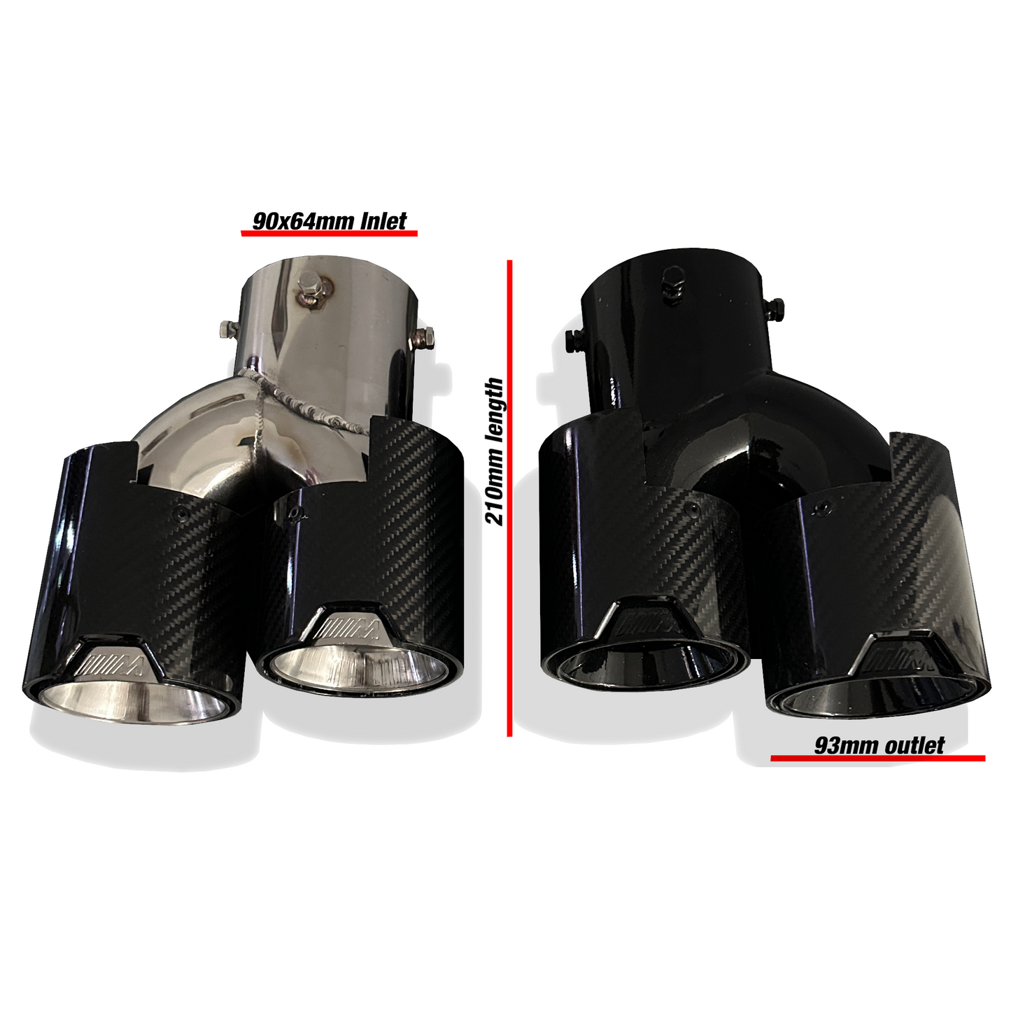 BMW G20/G22/G23 Quad Muffler Tips