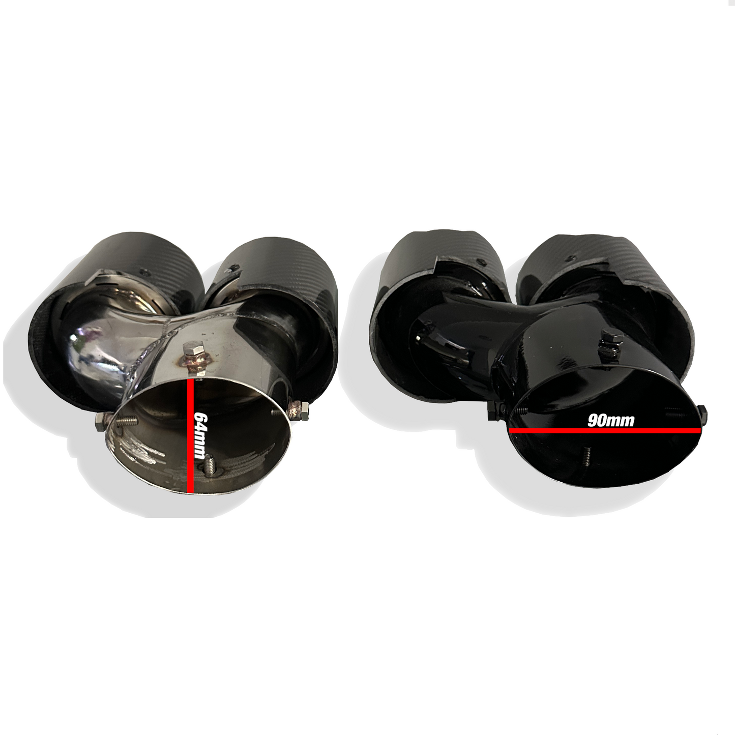 BMW G20/G22/G23 Quad Muffler Tips